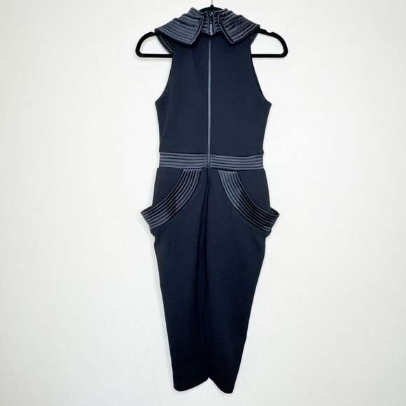 Zhivago On Guard Two-Pieced Black Midi Dress XS - Picture 16 of 16